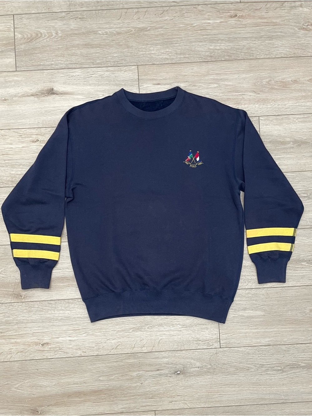 80’s Polo Ralph Lauren Cross Flag Pullover Sweatshirt